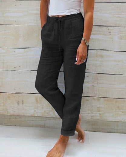 Ellise | Summer Cotton Trousers