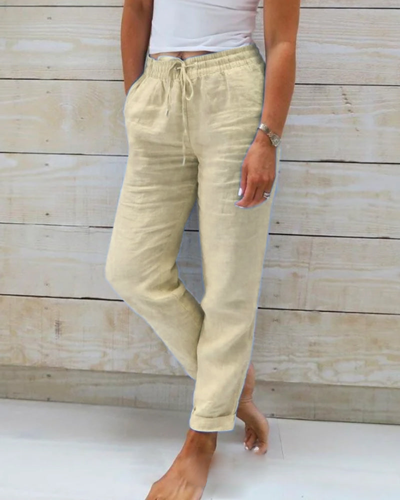 Ellise | Summer Cotton Trousers