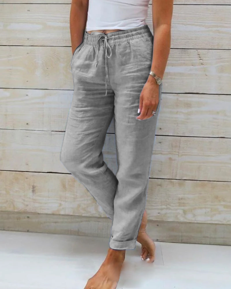 Ellise | Summer Cotton Trousers