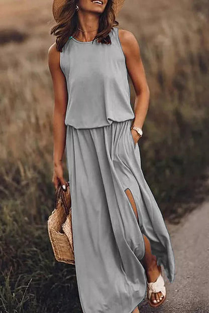 Sophia┃Blush Maxi Dress