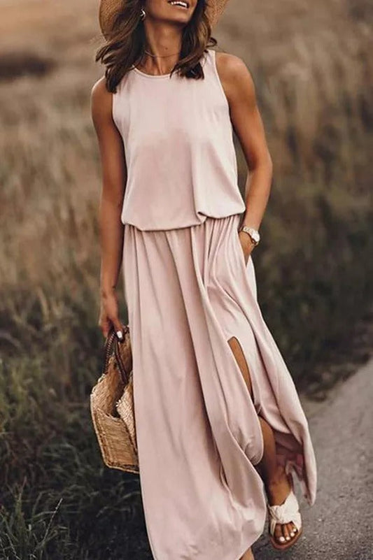 Sophia┃Blush Maxi Dress