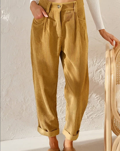 Julie | Elegant Corduroy Trousers