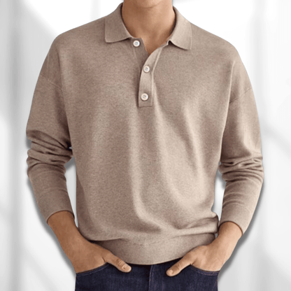 Lux | Long Sleeve Polo Shirt