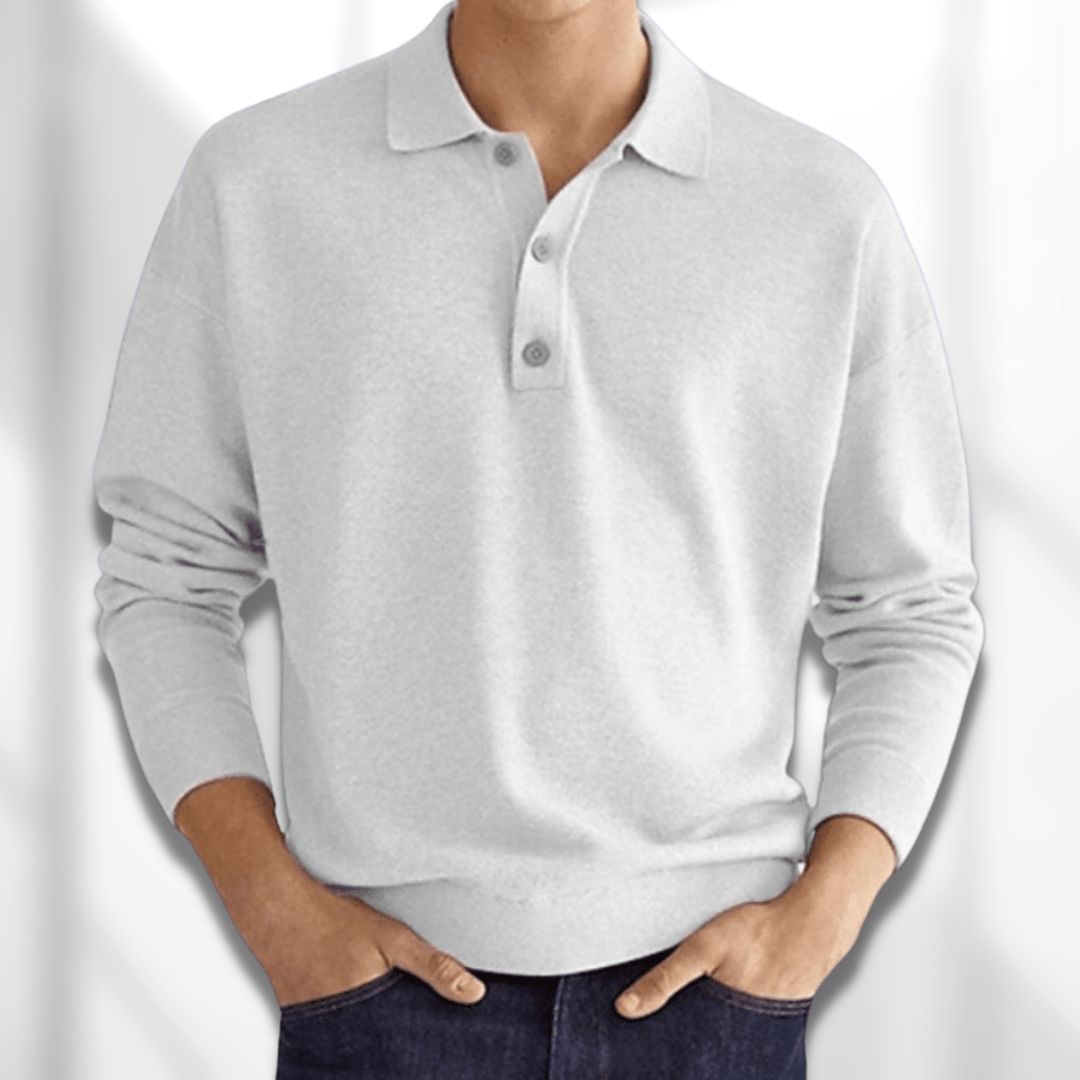 Lux | Long Sleeve Polo Shirt