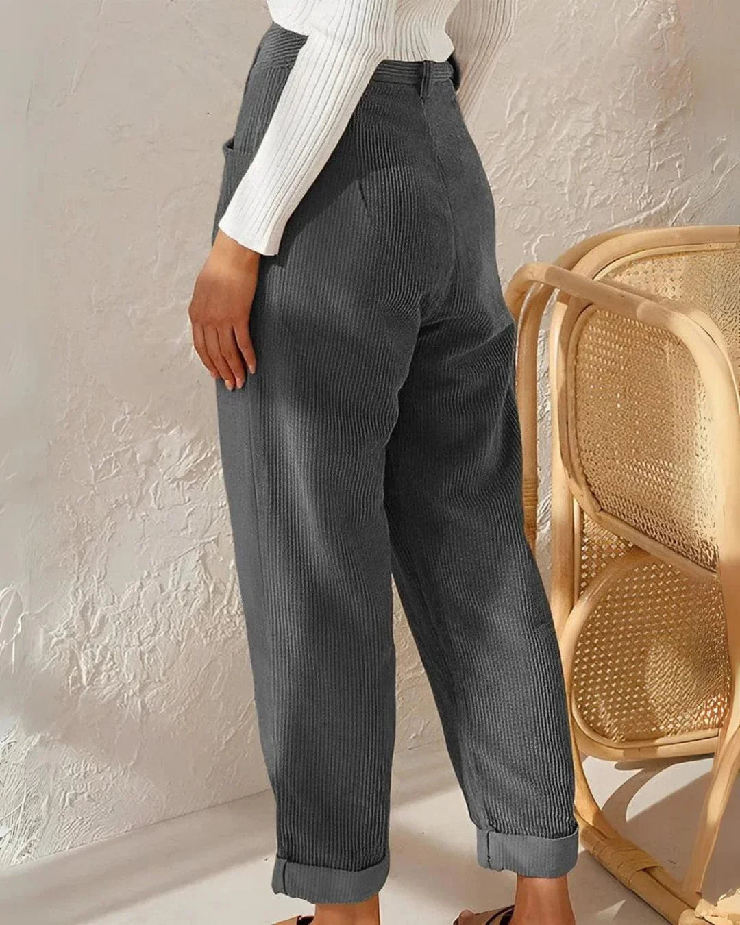 Julie | Elegant Corduroy Trousers