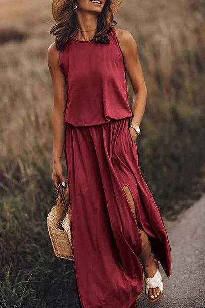 Sophia┃Blush Maxi Dress