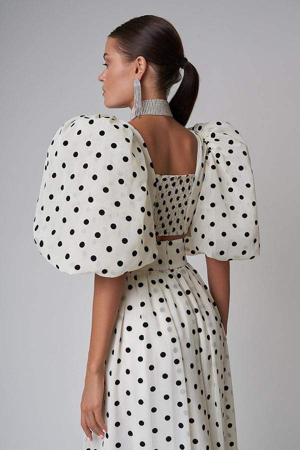 Lux┃Polka Dot Dress Set