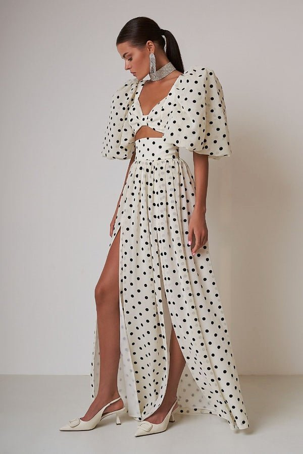 Lux┃Polka Dot Dress Set