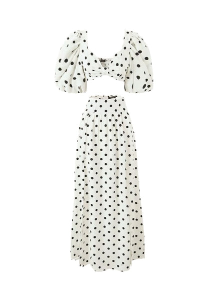 Lux┃Polka Dot Dress Set