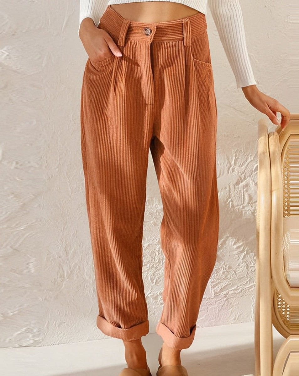 Julie | Elegant Corduroy Trousers